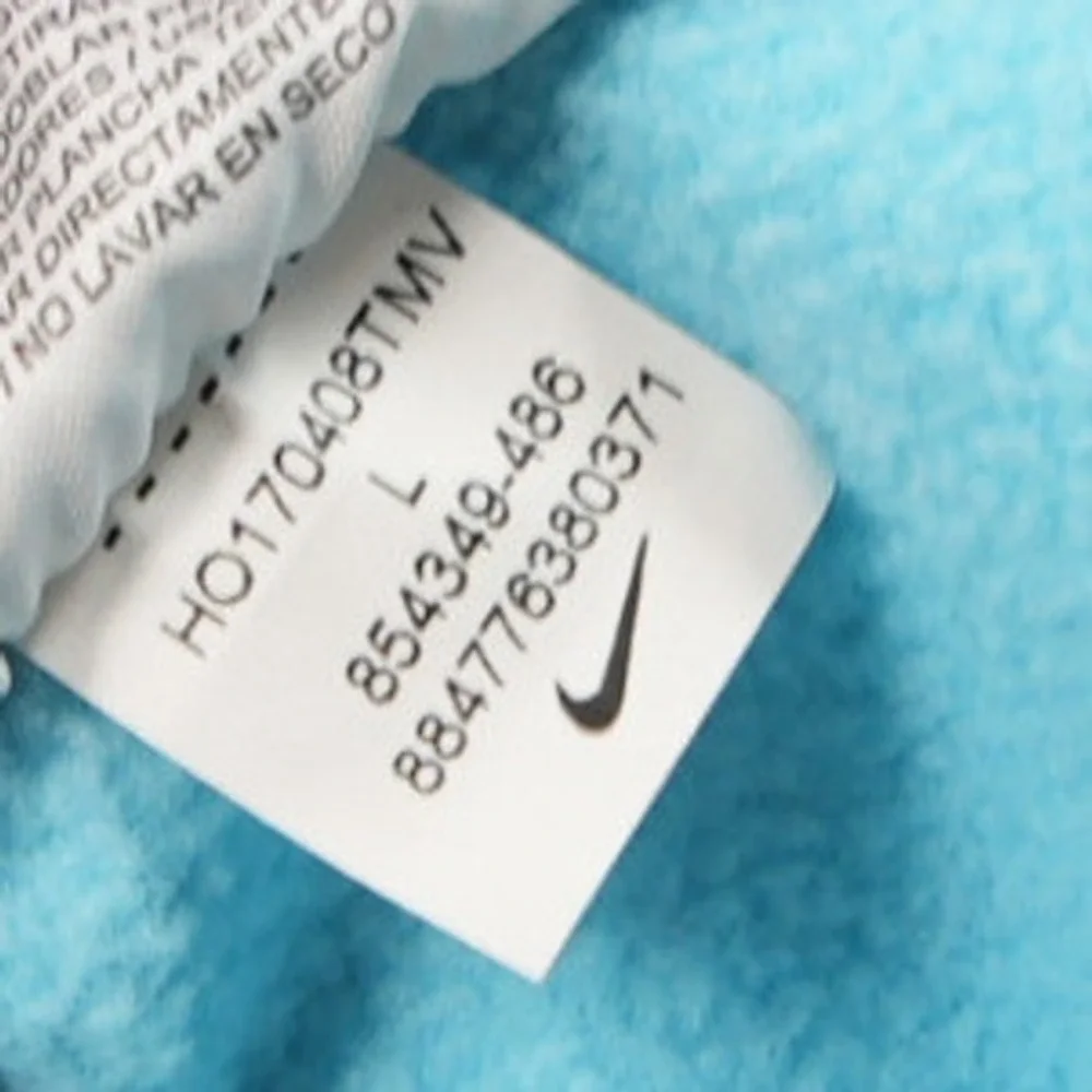 Nike Golf Dri-FIT 1/2 Zip Fleece Lined Pullover Men L 854349-466 Blue Black